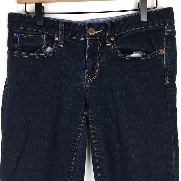 GAP Jeans Curvy Bootcut Low Rise Dark Wash Stretch Size 28/6xl Extra Long Inseam - Picture 2 of 11